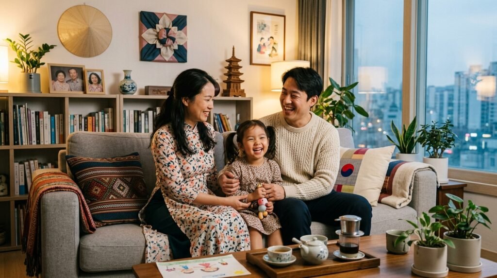 Family sitting in 202603260337